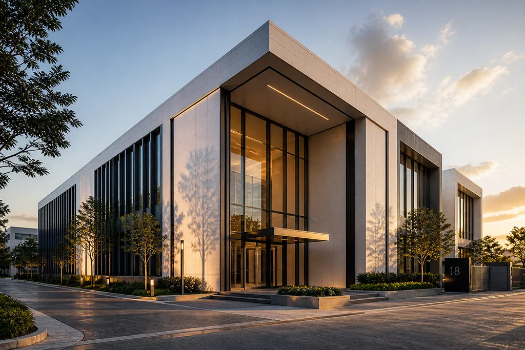 1 Modern office at golden hour_cgpt