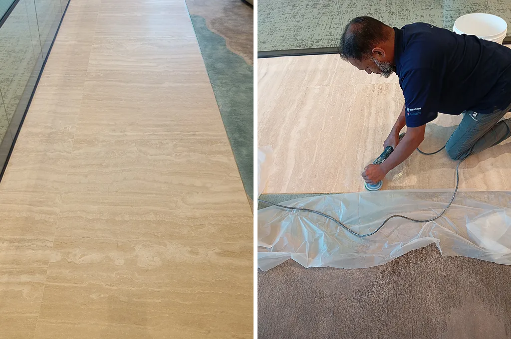 2 Regal-marble floor polishing-Marina One Tower (9)